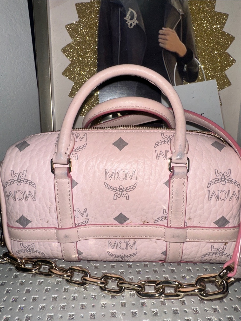 MCM Visetos Delmy Boston Bag - Picture 5 of 16